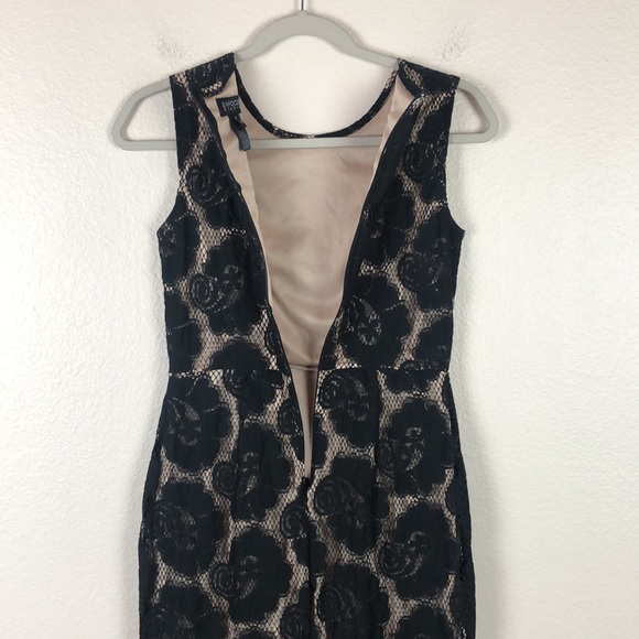 Enfocus Studio Black Lace High Low Dress - Picture 9 of 9